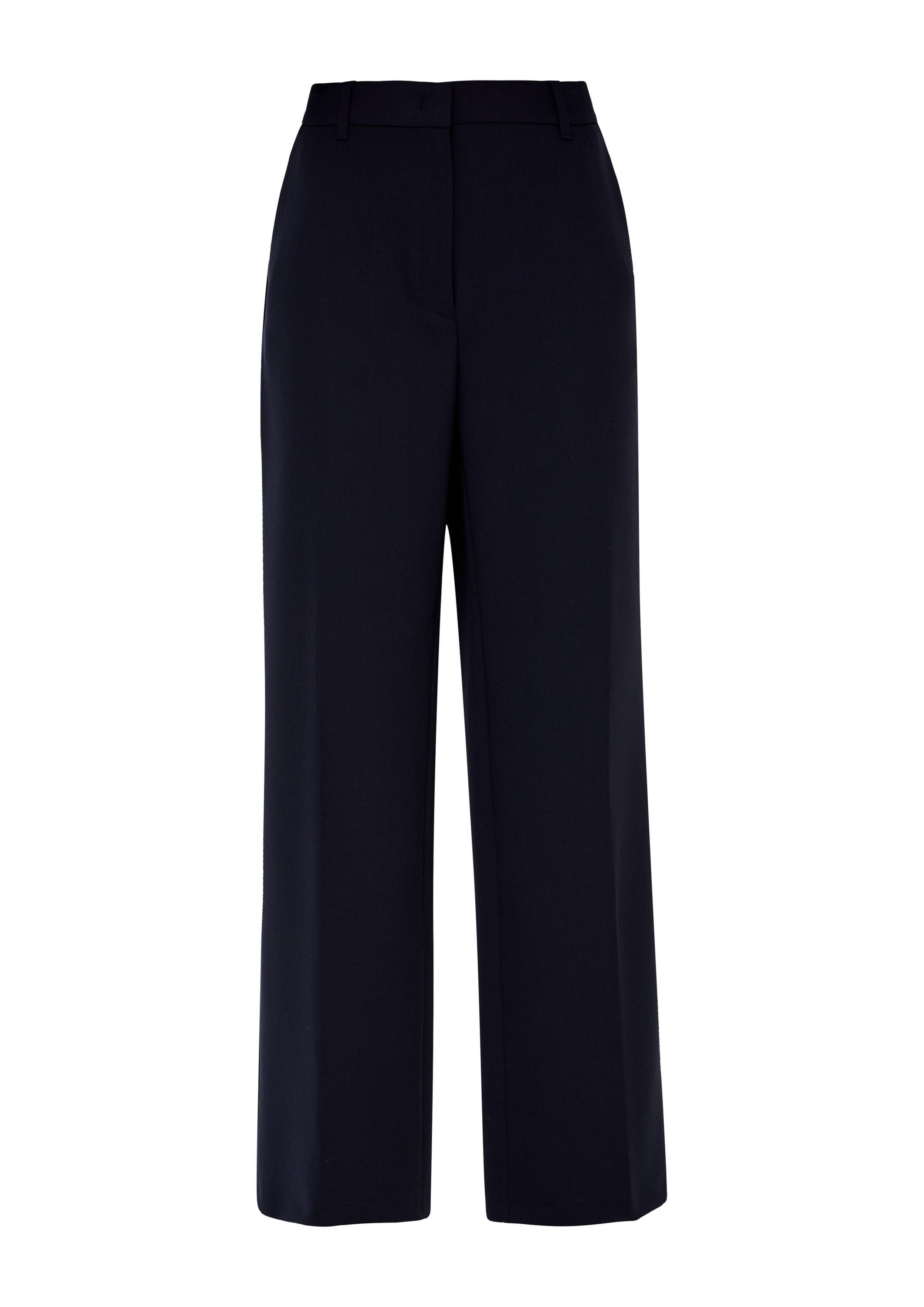 s.Oliver Chinos Hose Regular: Wide Leg Hose aus Viskosemix günstig online kaufen