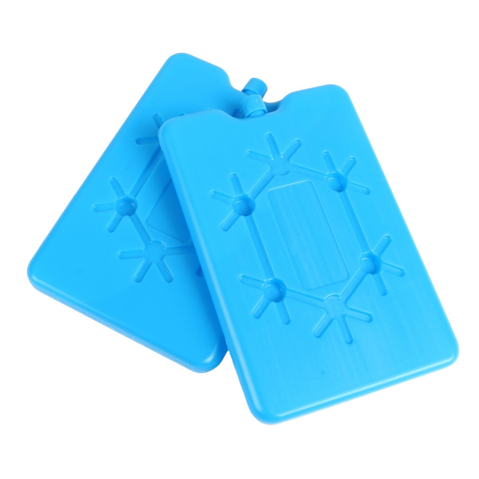 BURI Kühlakku Kühlakku 2x200ml flach Kühlkissen Kühlblöcke Kühlpads Kühlelemente