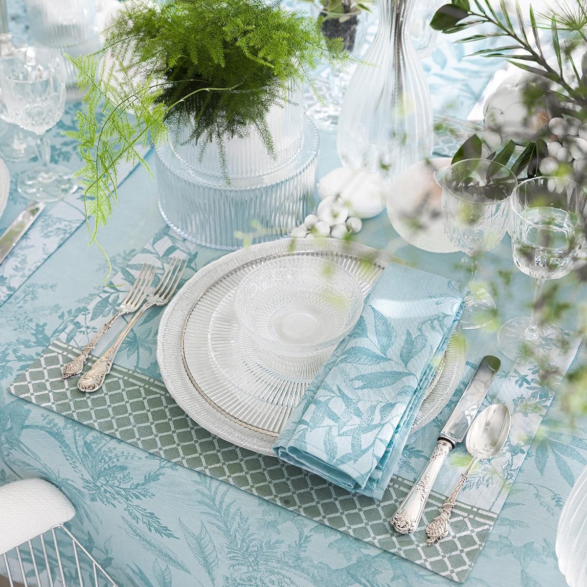 Le Jacquard Francais Platzset Tischsets (2x Set) Jardin D'Eden Cascade 36x50 cm, (Set, 2-St), unbehandelt