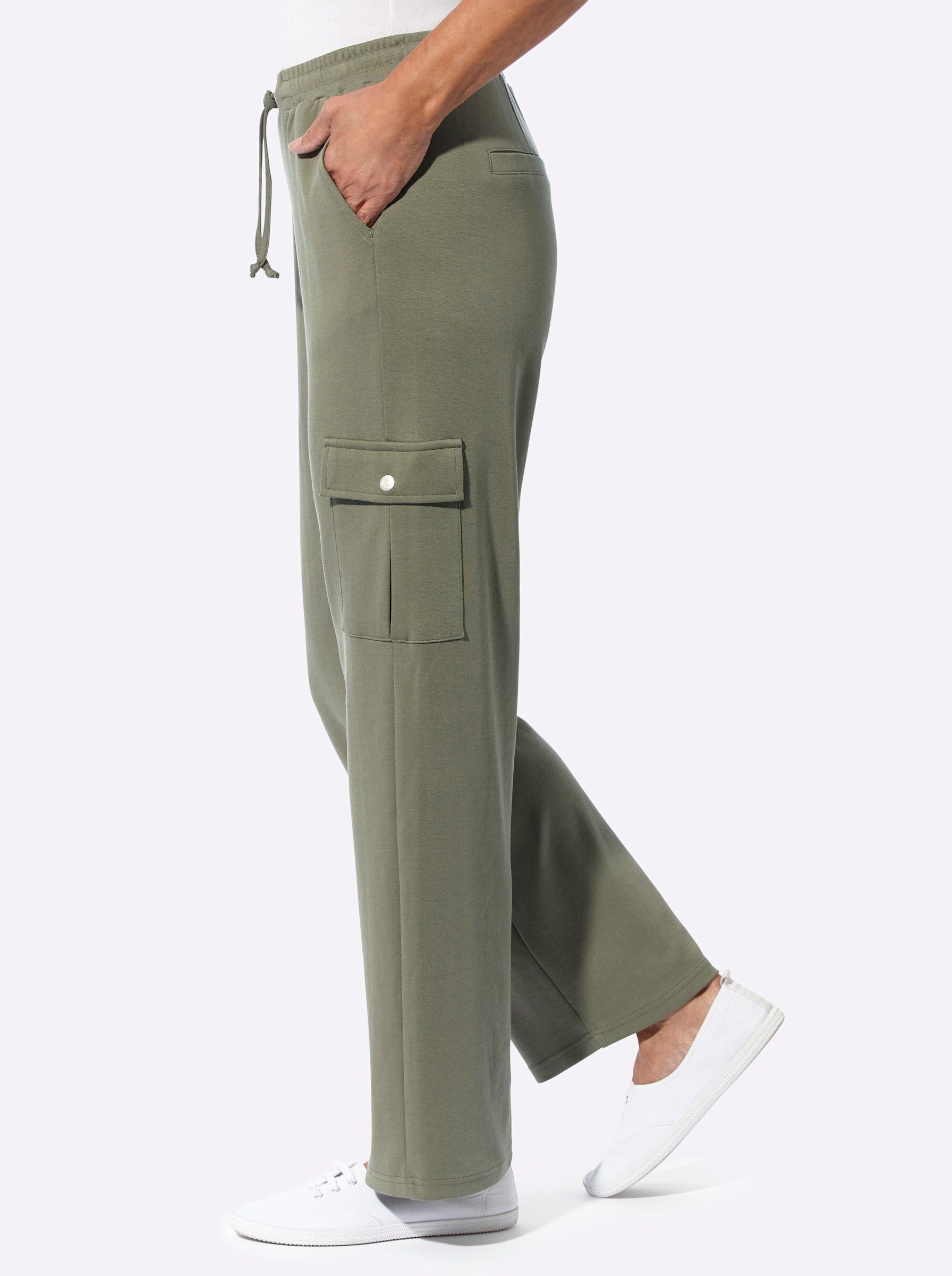 Sieh an! Jerseyhose Cargohose Innenbeinlänge ca. günstig online kaufen