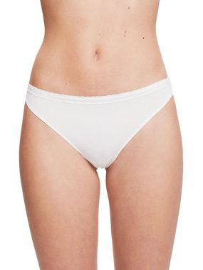 Esprit String Hipster-String aus Mikrofaser mit Spitzenborte