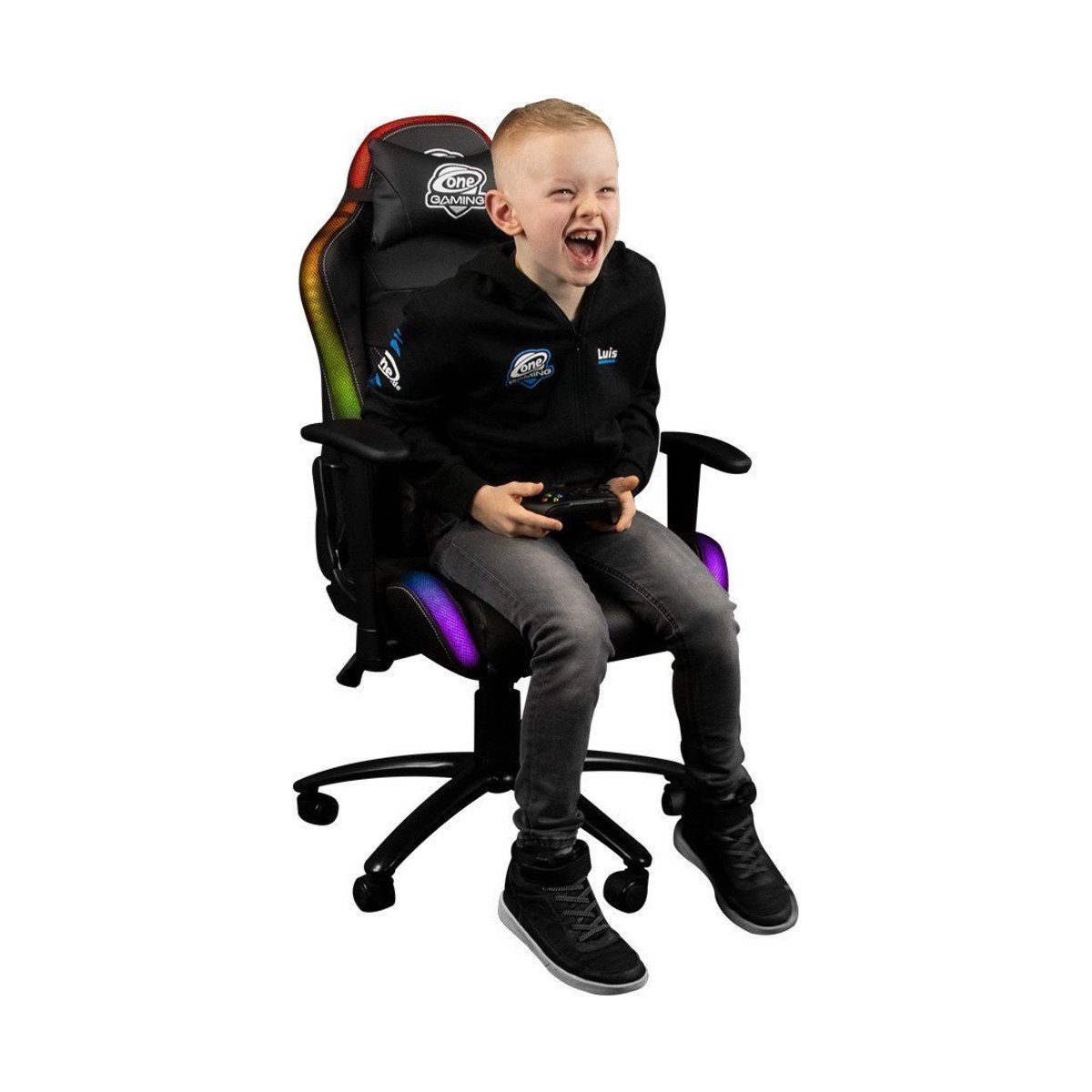ONE GAMING Gaming Chair Chair Gaming Kids RGB Stuhl Pro GAMING ONE
