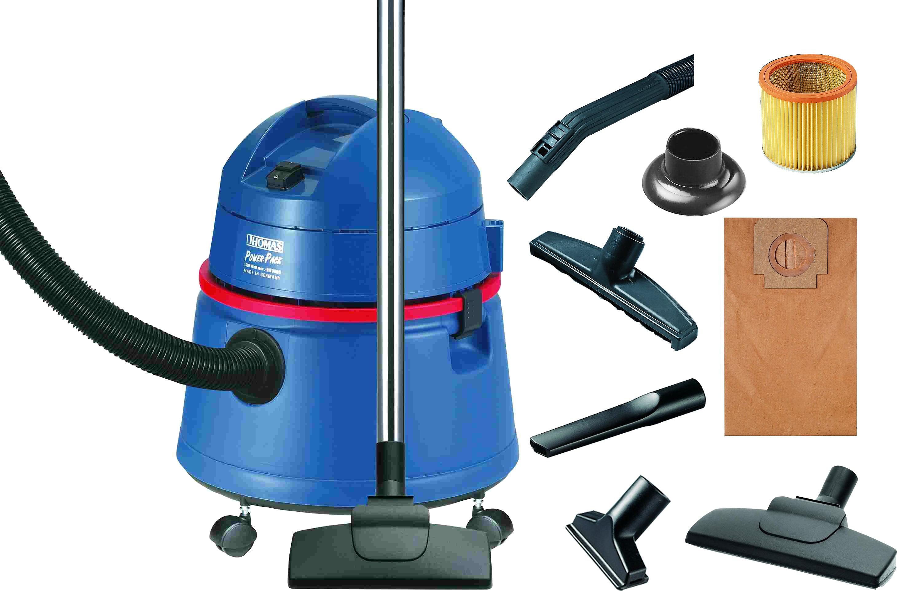 Staubsaugerbeutel Tüten passend für Thomas Power Pack 1630 Nass Trockensauger