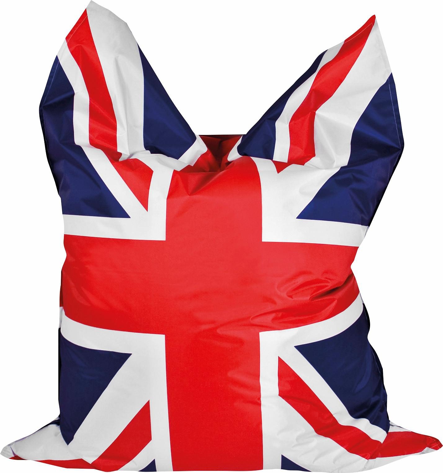 SITTING POINT Sitzsack UNION JACK BRAVA (Frontansicht)