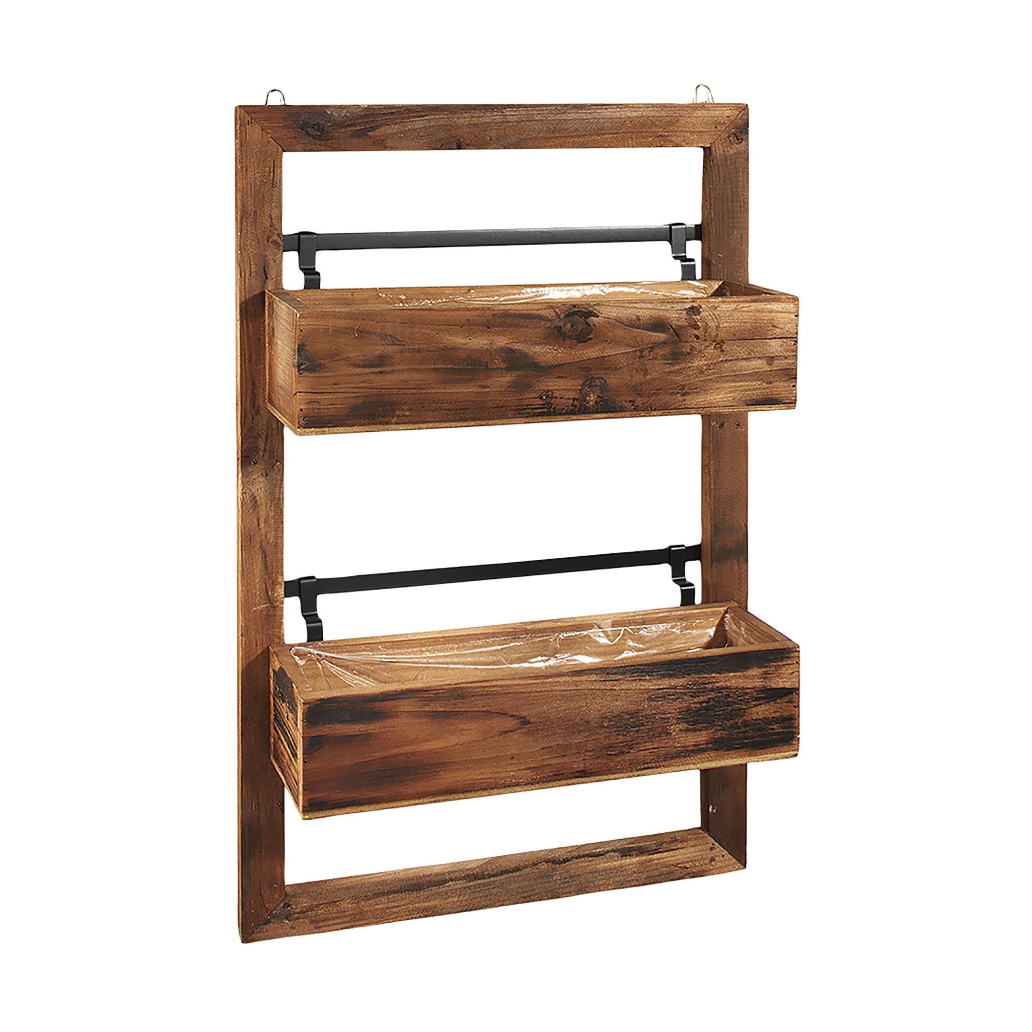 Kobolo Regal Wanddeko Übertopf aus Holz günstig online kaufen
