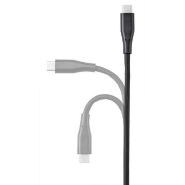 Renkforce USB-A auf USB-C® Ultraflexibles Kabel, 1.5 Meter USB-Kabel, PVC-Mantel, hochflexibel