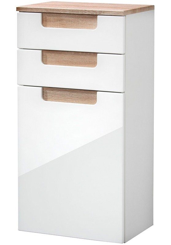 welltime Unterschrank Siena Breite 40 cm, mit hochglänzenden Fronten