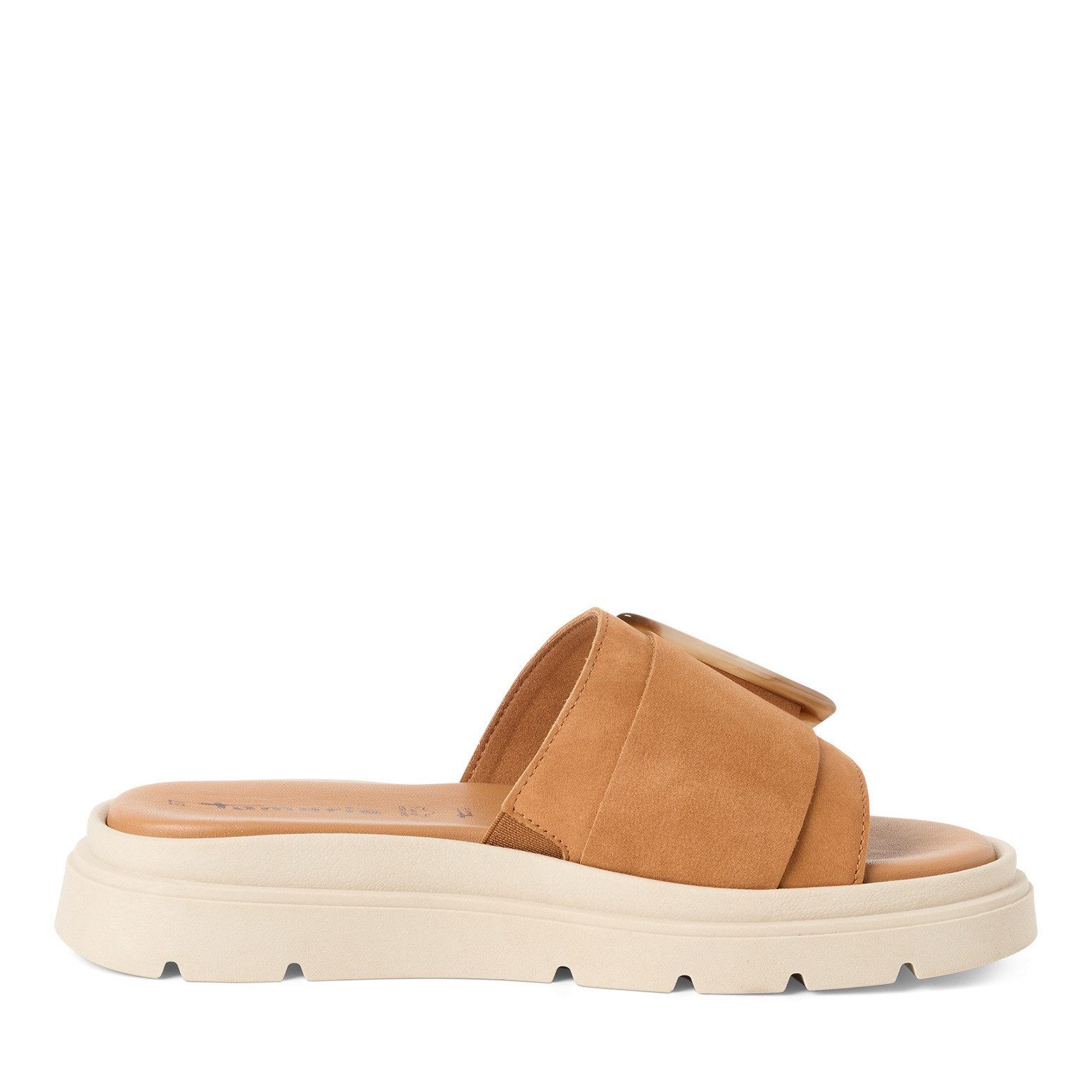 Tamaris Tamaris Damen Pantolette 1-27234-44-307 COGNAC NUBUC Pantolette – Bild 3 von 5