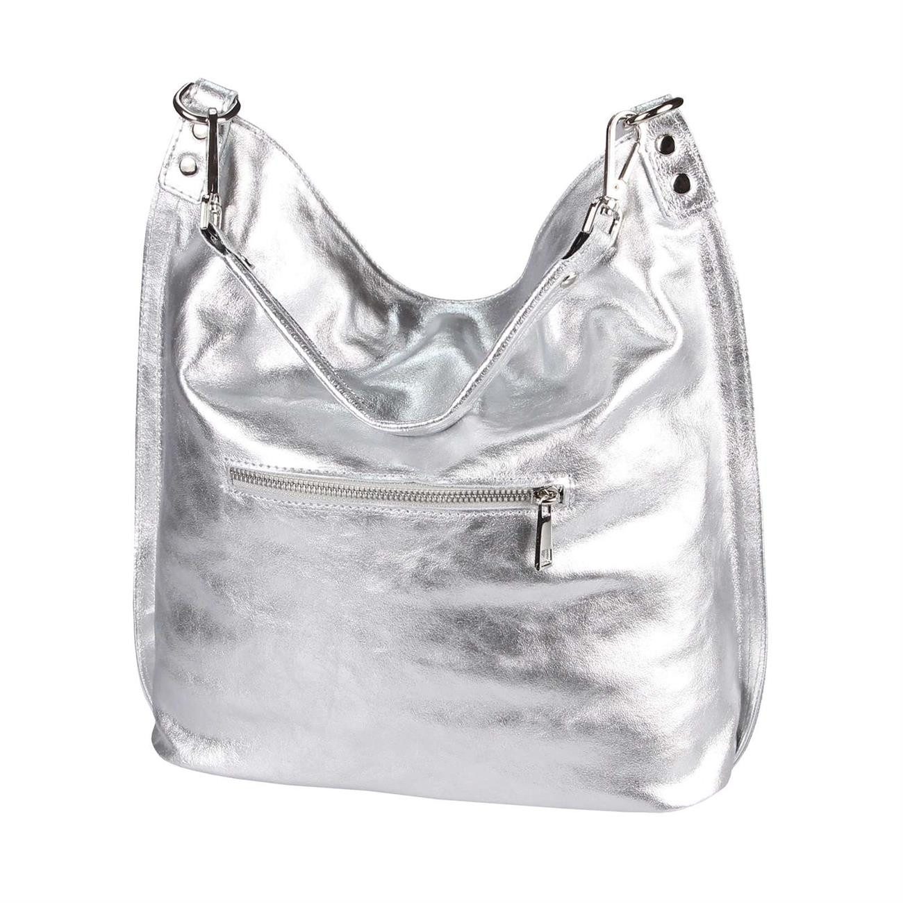 ITALYSHOP24 Schultertasche MADE IN ITALY XL Damen Nappa Leder Handtasche Sh günstig online kaufen