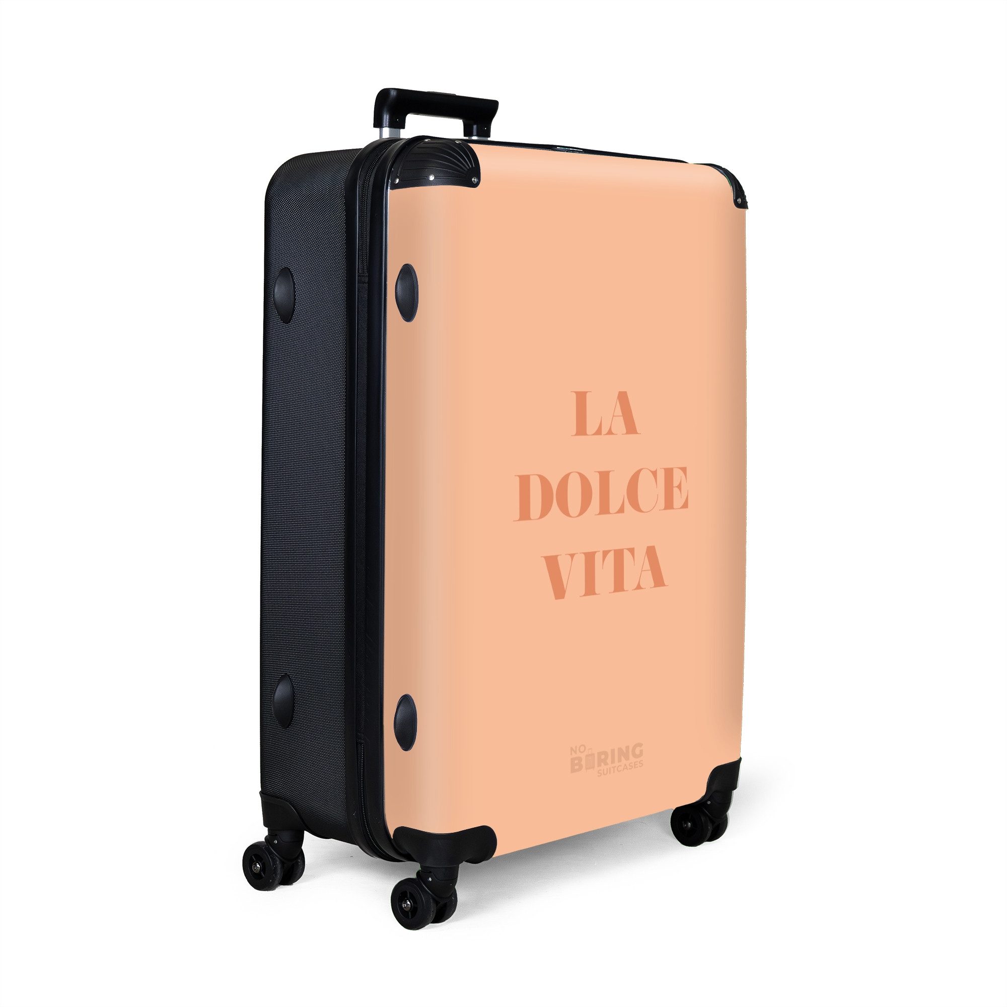 NoBoringSuitcases.com© Hartschalen-Trolley Das Zitat "la dolce günstig online kaufen