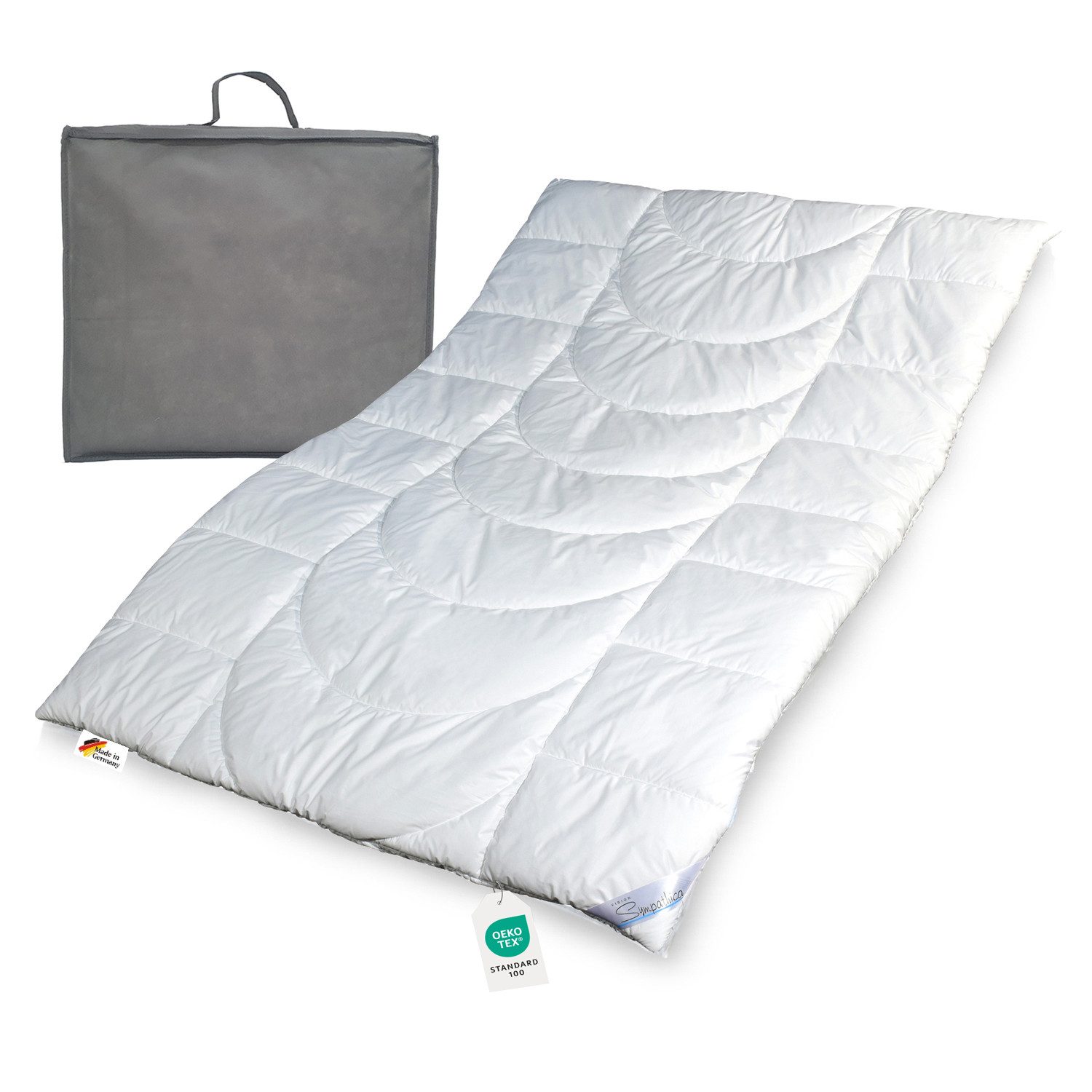 Sympathica Microfaserbettdecke Warme Allergiker Winter Bettdecke günstig online kaufen