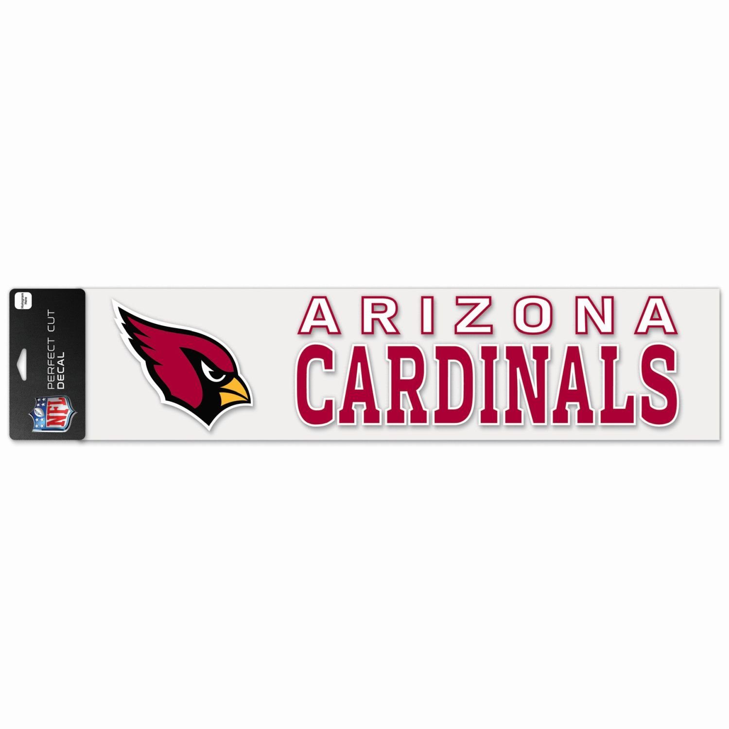 WinCraft Wanddekoobjekt Perfect Cut XXL 10x40cm Aufkleber NFL Teams Arizona Cardinals