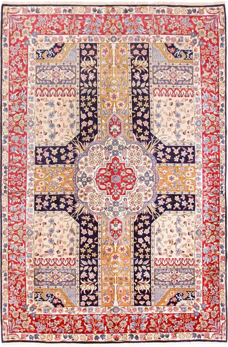 Orientteppich Yazd 203x299 Handgeknüpfter Trading, 12 rechteckig, Höhe: / Orientteppich Perserteppich, mm Nain