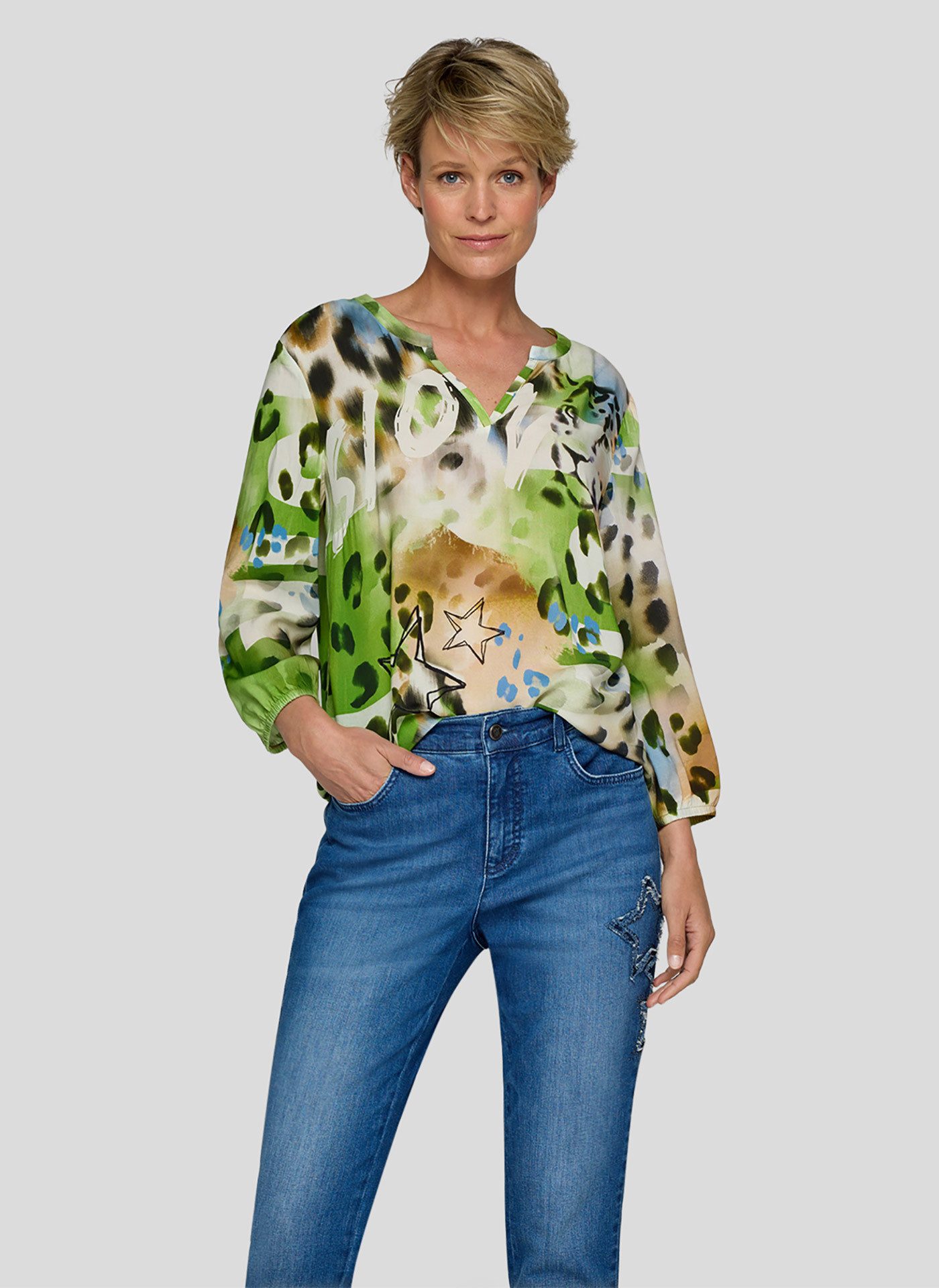 Klassische Bluse Bluse