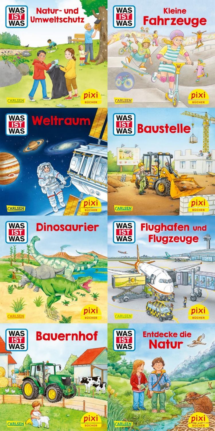 Pixi-8er-Set 296: Pixi zeigt dir WAS IST WAS (8x1 Exemplar) / diverse