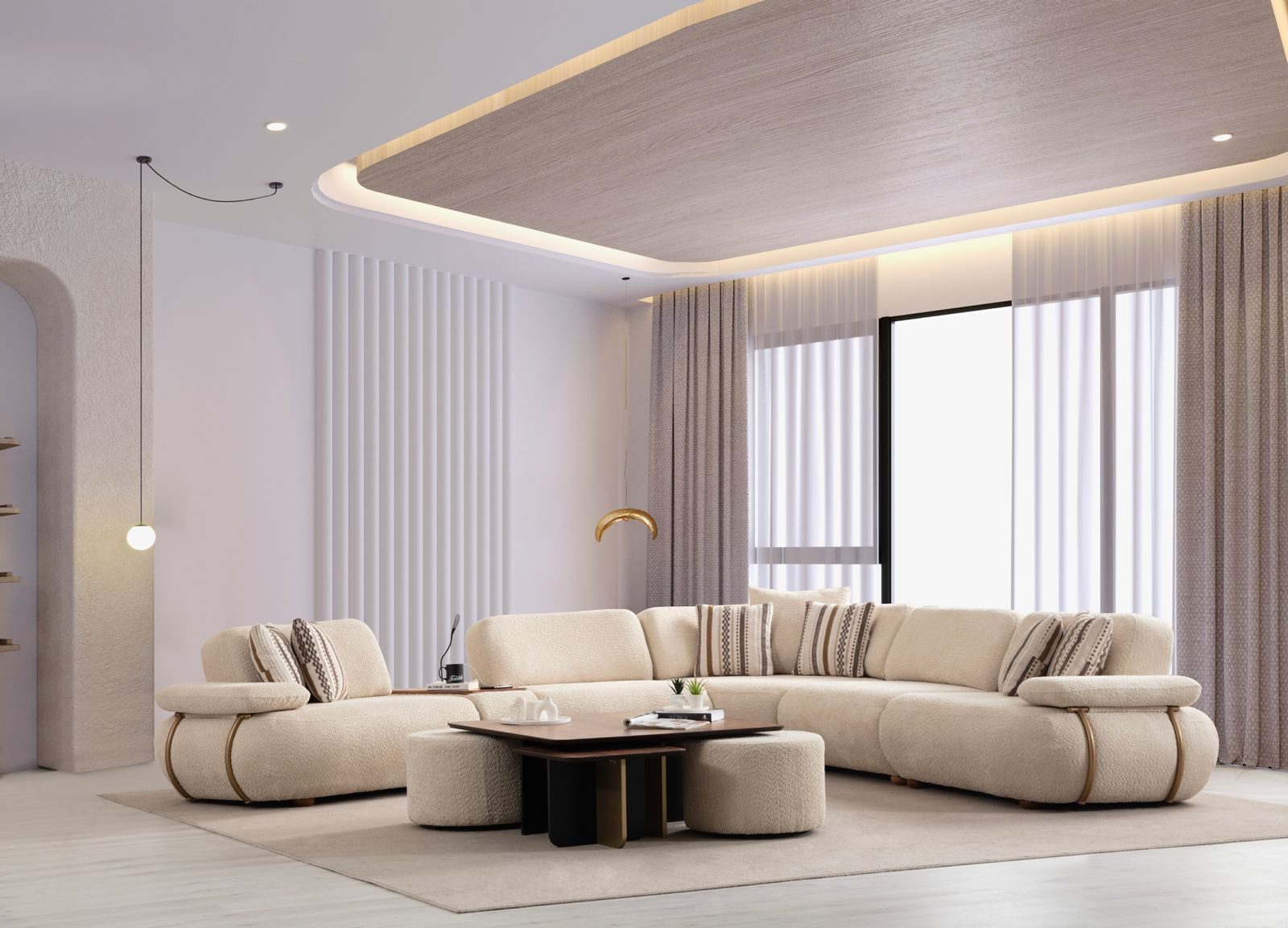 Nobelaa Ecksofa Modulare Ecksofa "Cascade" + günstig online kaufen