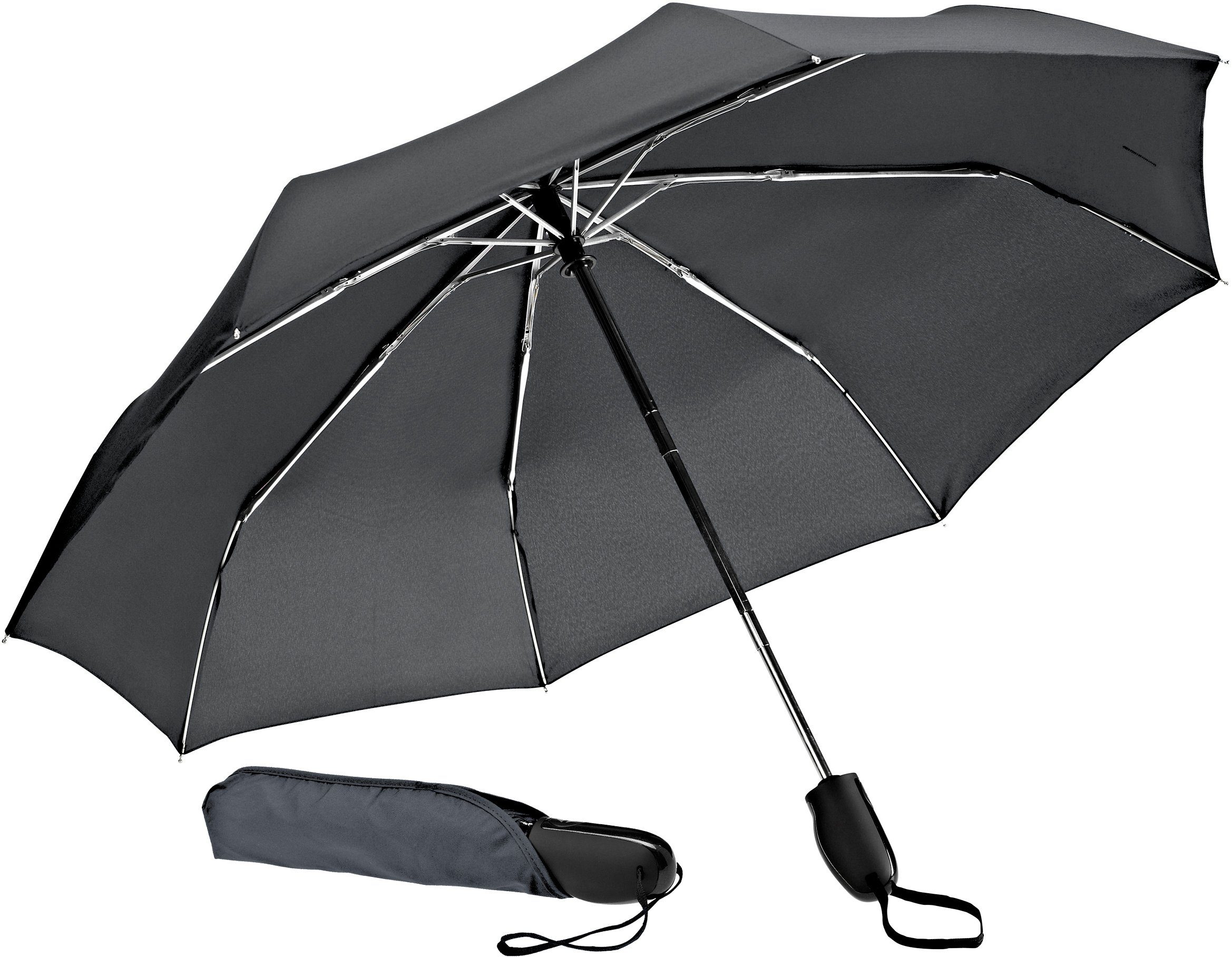 Taschenregenschirm Automatik EuroSCHIRM® 32S7, anthrazit