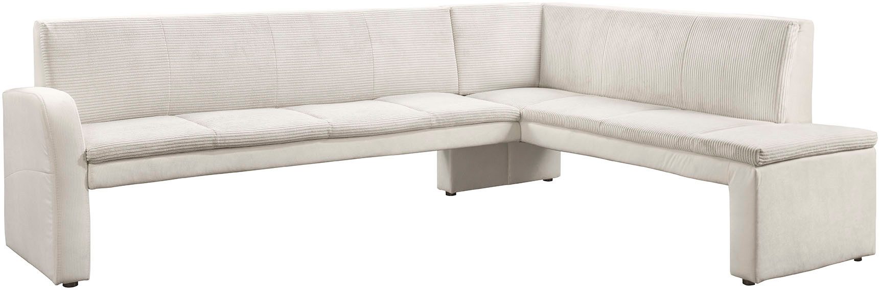 exxpo - sofa fashion Eckbank Cortado, elegant und modern mit hohem Sitzkomfort, hohe Bodenfreiheit, schöne Detailverarbeitung