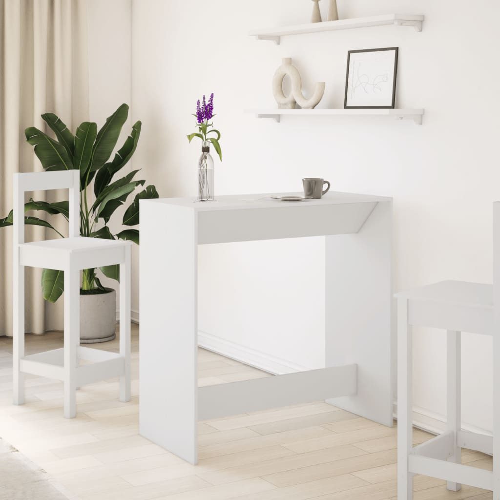 vidaXL Esstisch Bartisch Weiß 102x50x103,5 cm günstig online kaufen