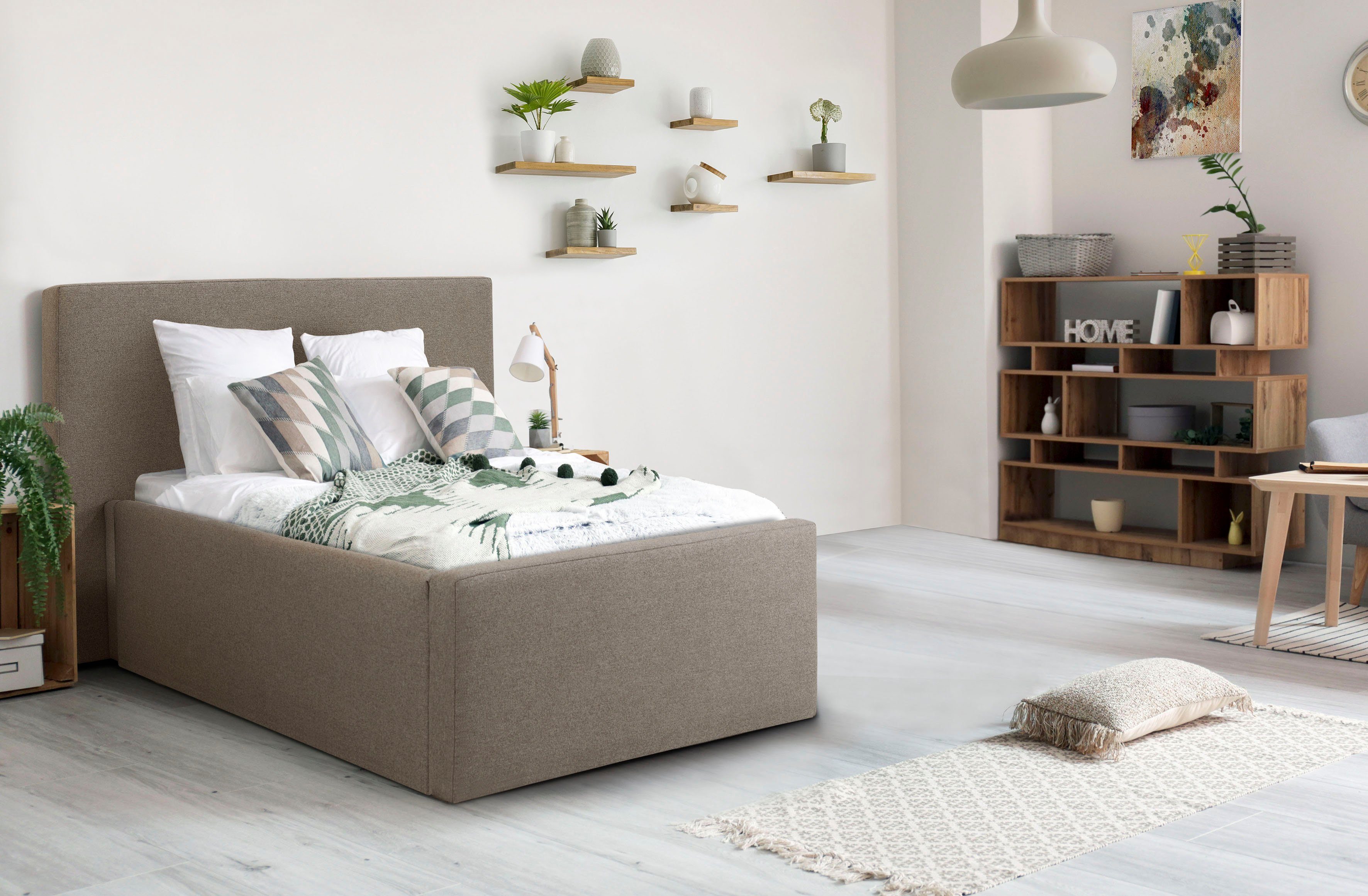 INOSIGN Polsterbett "Dalina" geradliniges Kopfteil, in 5 Breiten, auch in 2 günstig online kaufen