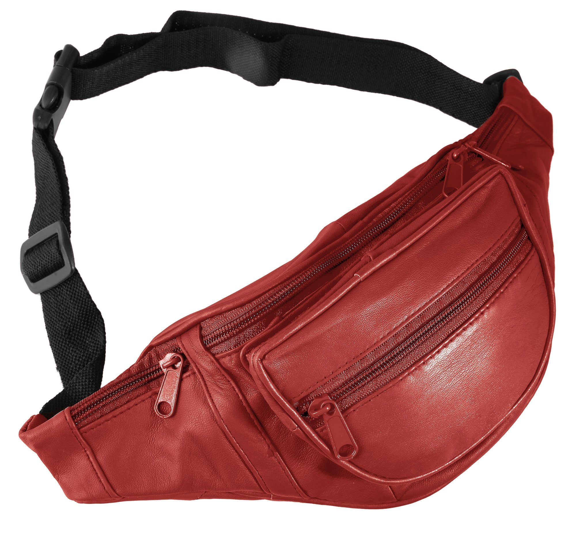 Leonardo Verrelli Bauchtasche Salim Unisex Hüfttasche Gürteltasche aus Echtleder