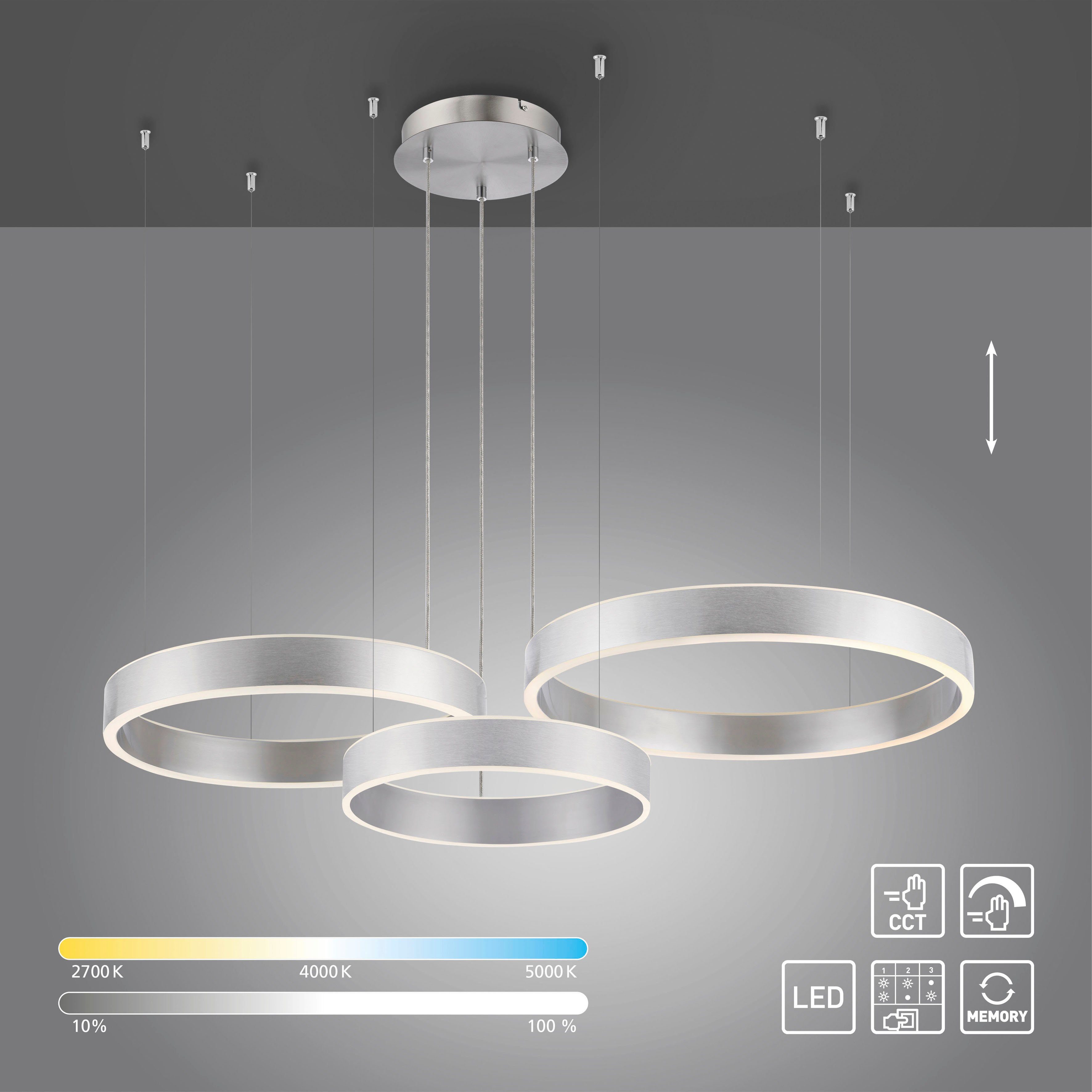 Paul Neuhaus Pendelleuchte SCULLI, LED fest integriert, warmweiß - kaltweiß günstig online kaufen