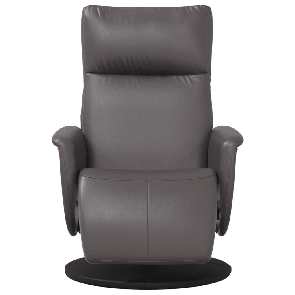 vidaXL Sessel Relaxsessel mit Fußteil Grau günstig online kaufen