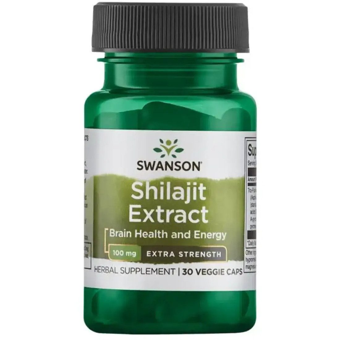Swanson Health Products Shilajit Extract 100mg 30 Kapseln Kapseln, 24 g