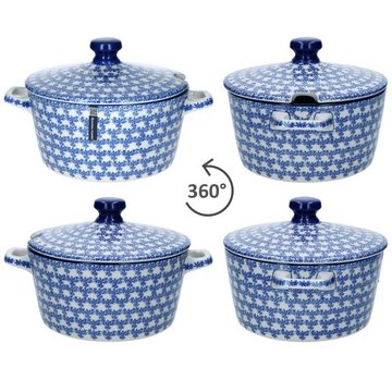 MamboCat Suppenschüssel Bunzlau Castle Serenity Terrine + Deckel 1,6L Keramik Suppenschüssel, Keramik