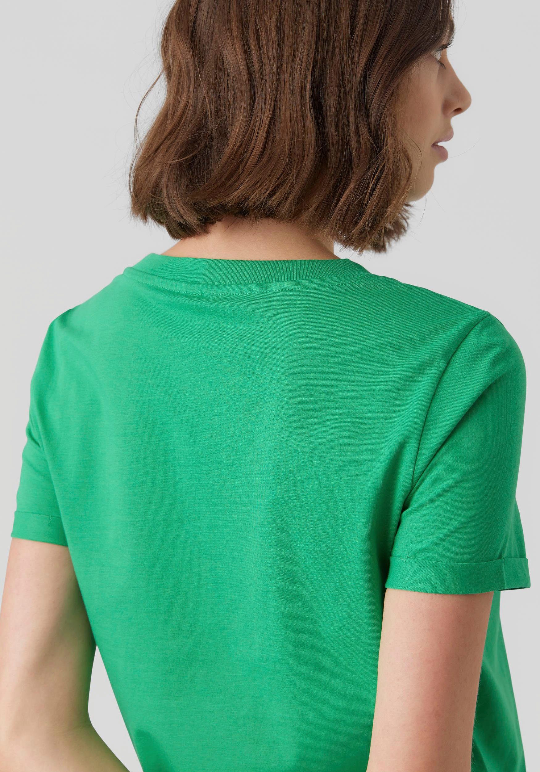 Kurzarmshirt NOOS S/S T-SHIRT Bright Moda VMPAULA Green Vero