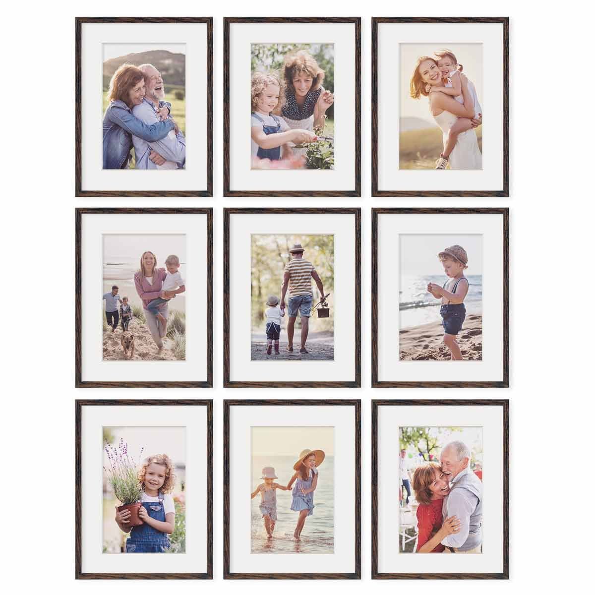 PHOTOLINI Bilderrahmen 9er Set 30x40 cm günstig online kaufen