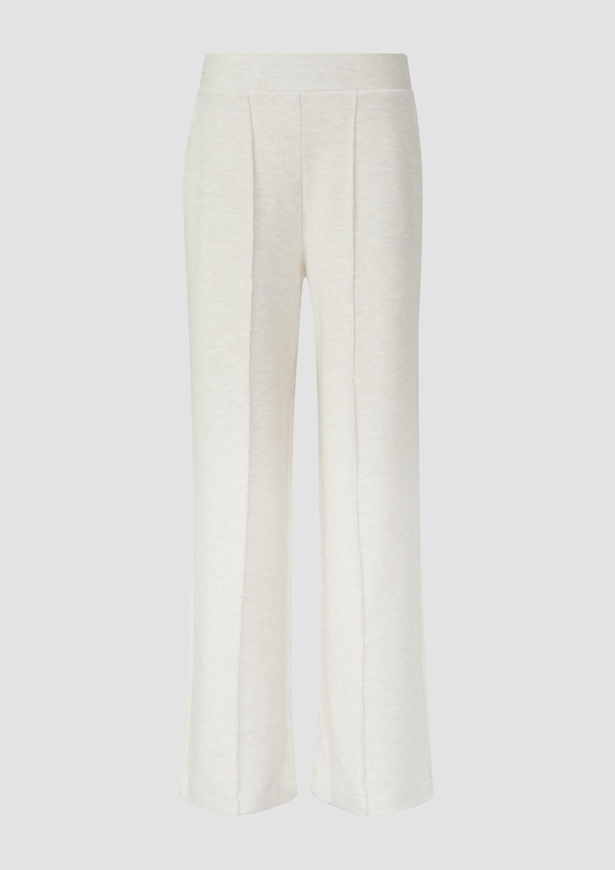 s.Oliver Chinos Hose Weiche Sweathose mit Biesen