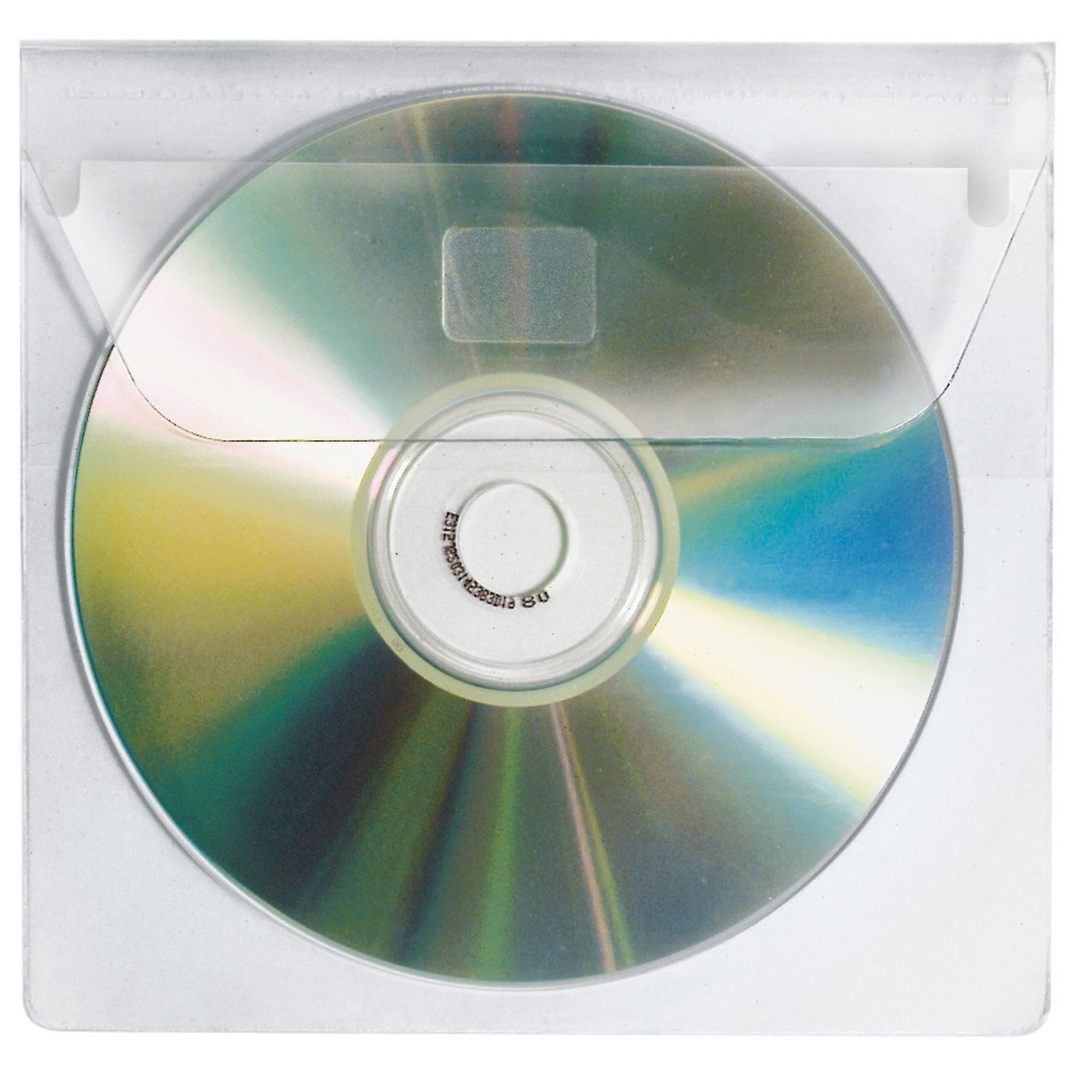 VELOFLEX Dokumententasche VeloflexSK Hüllen f. CD-ROM, 10er Pa PP-Folie