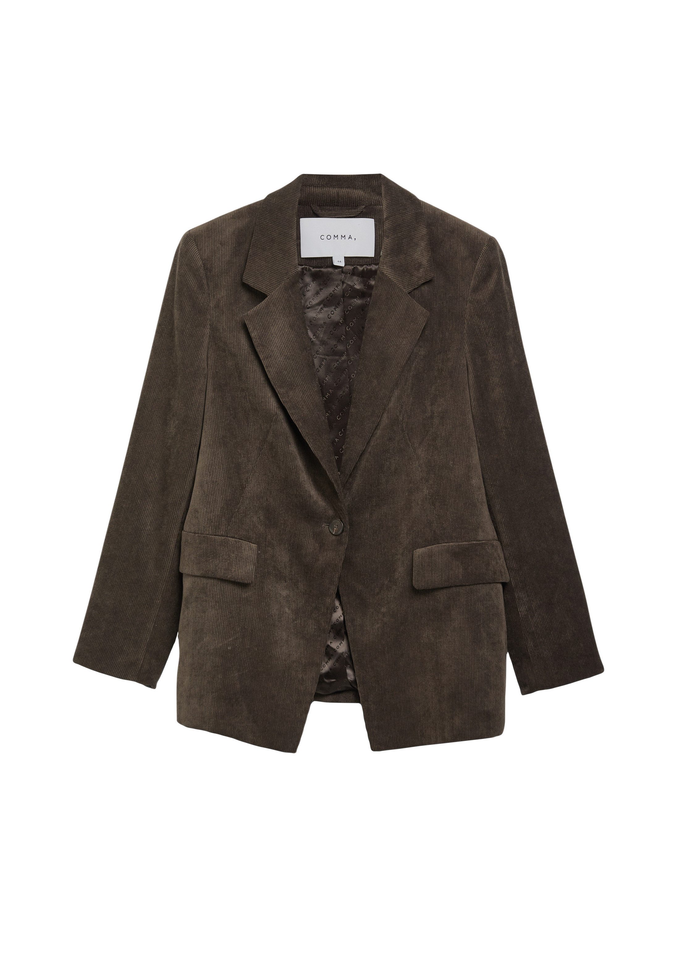 comma Jackenblazer Indoor-Blazer Blazer aus Feinkord