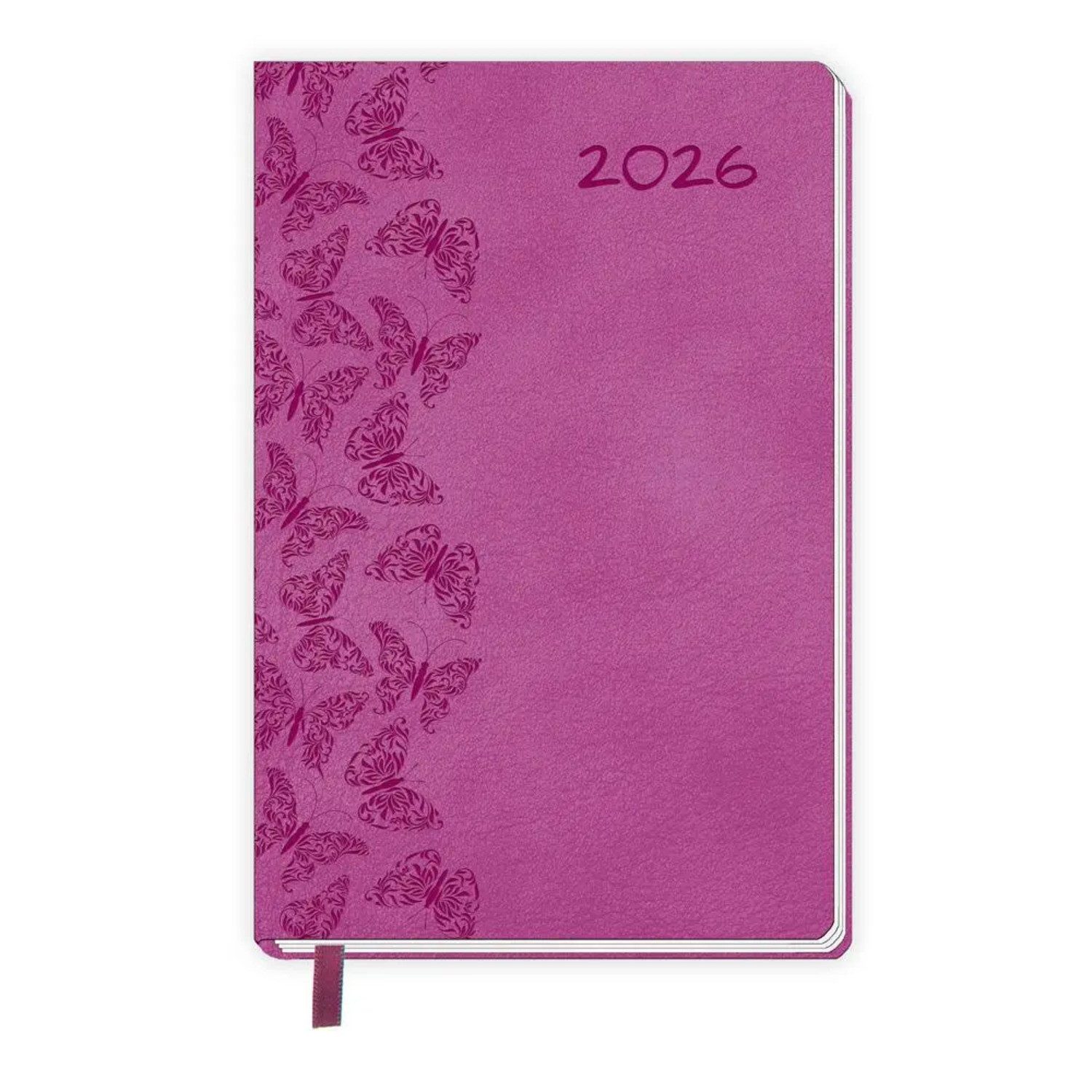 Trötsch Verlag Taschenkalender Trötsch Taschenkalender A7 Soft Touch Schmetterlinge 2026