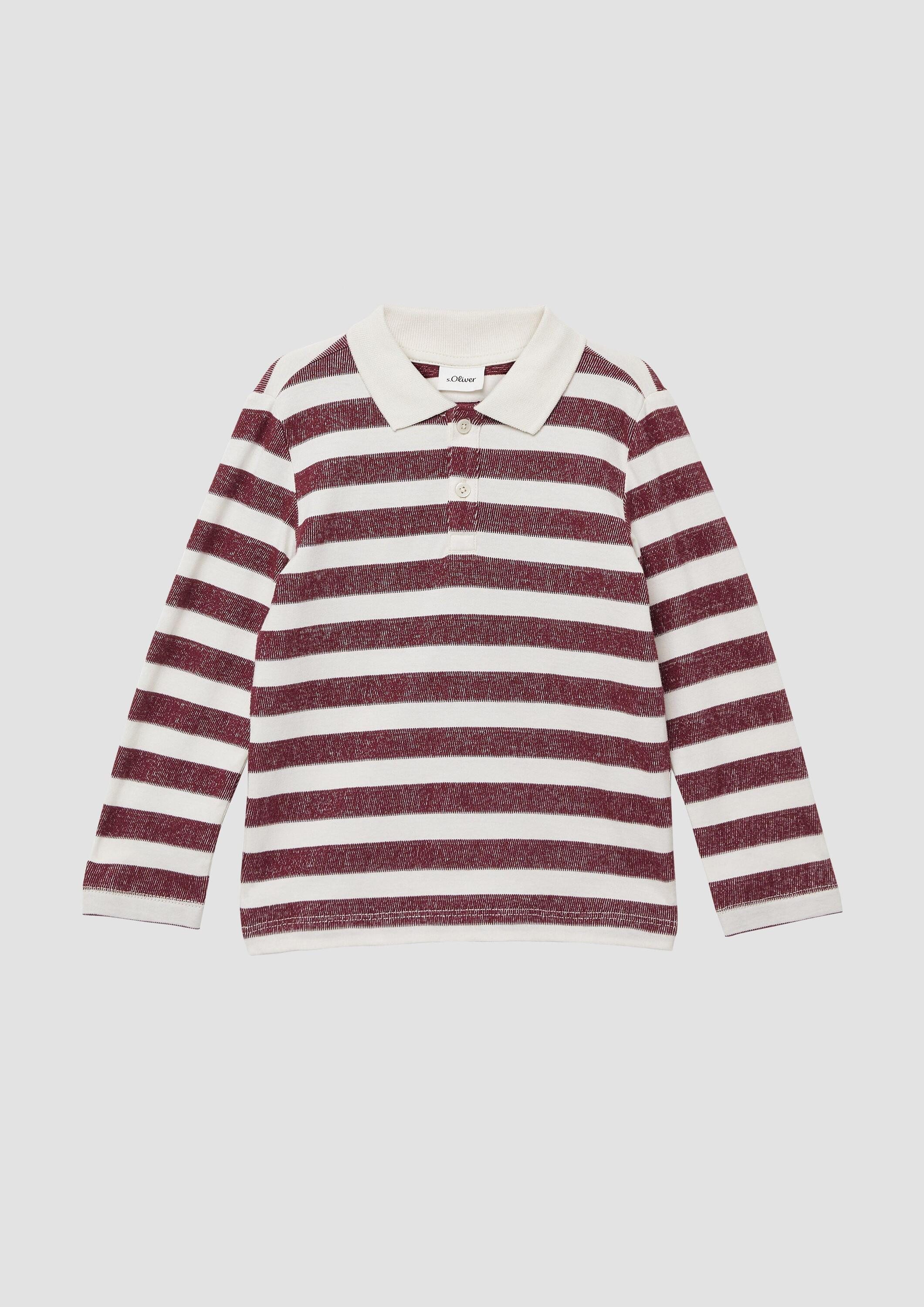 Langarmshirt Polo-Shirt
