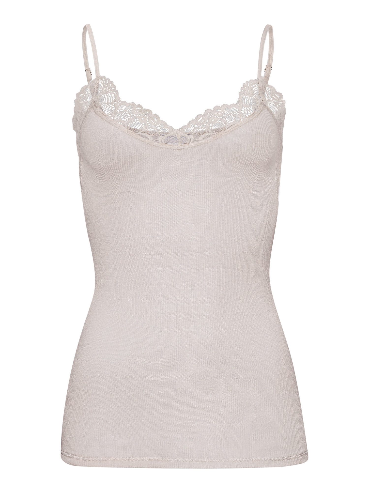Hanro Spaghettitop Woolen Lace schmale träger günstig online kaufen
