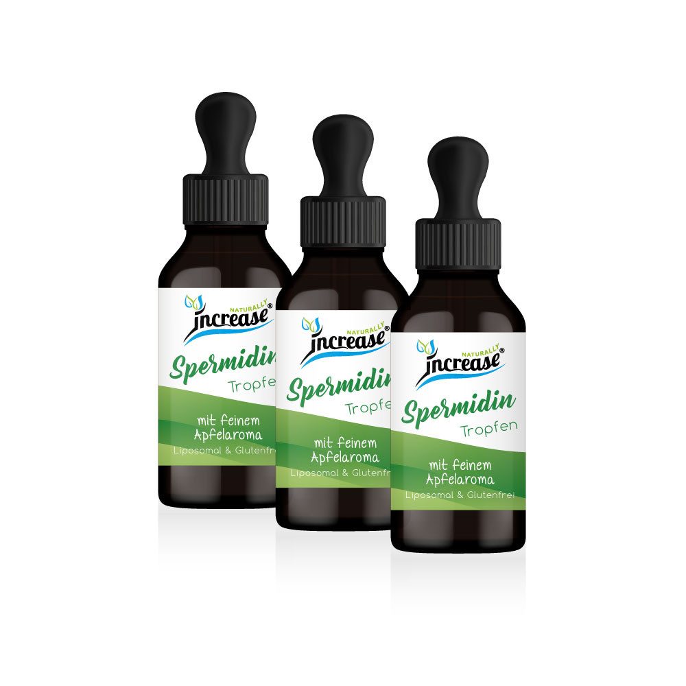 Nimm 3, zahl 2 Aktion Liposomales Spermidin - 6mg Spermidin - Apfel Tropfen