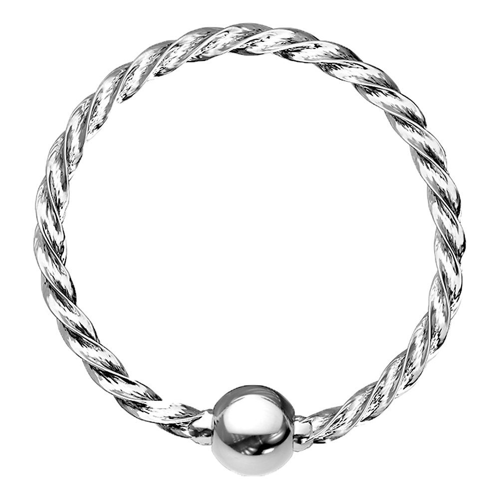 Taffstyle Nasenpiercing Piercing gedreht Kugel Perle günstig online kaufen