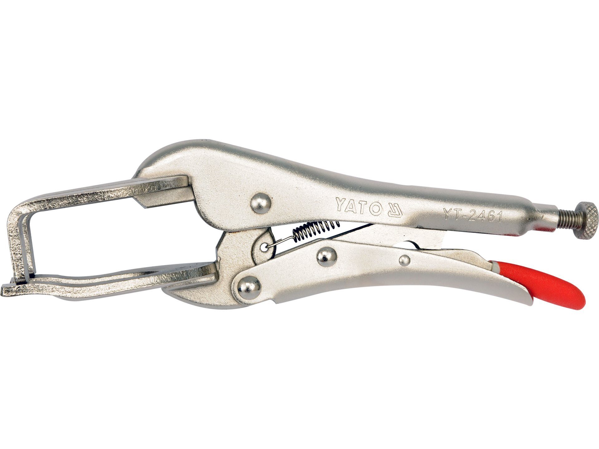 Yato Schweißbrennerhalter Schweißzange U-Form 225 mm mit verstellbaren Backen, (Schweißzange U-Form 225 mm mit verstellbaren Backen)
