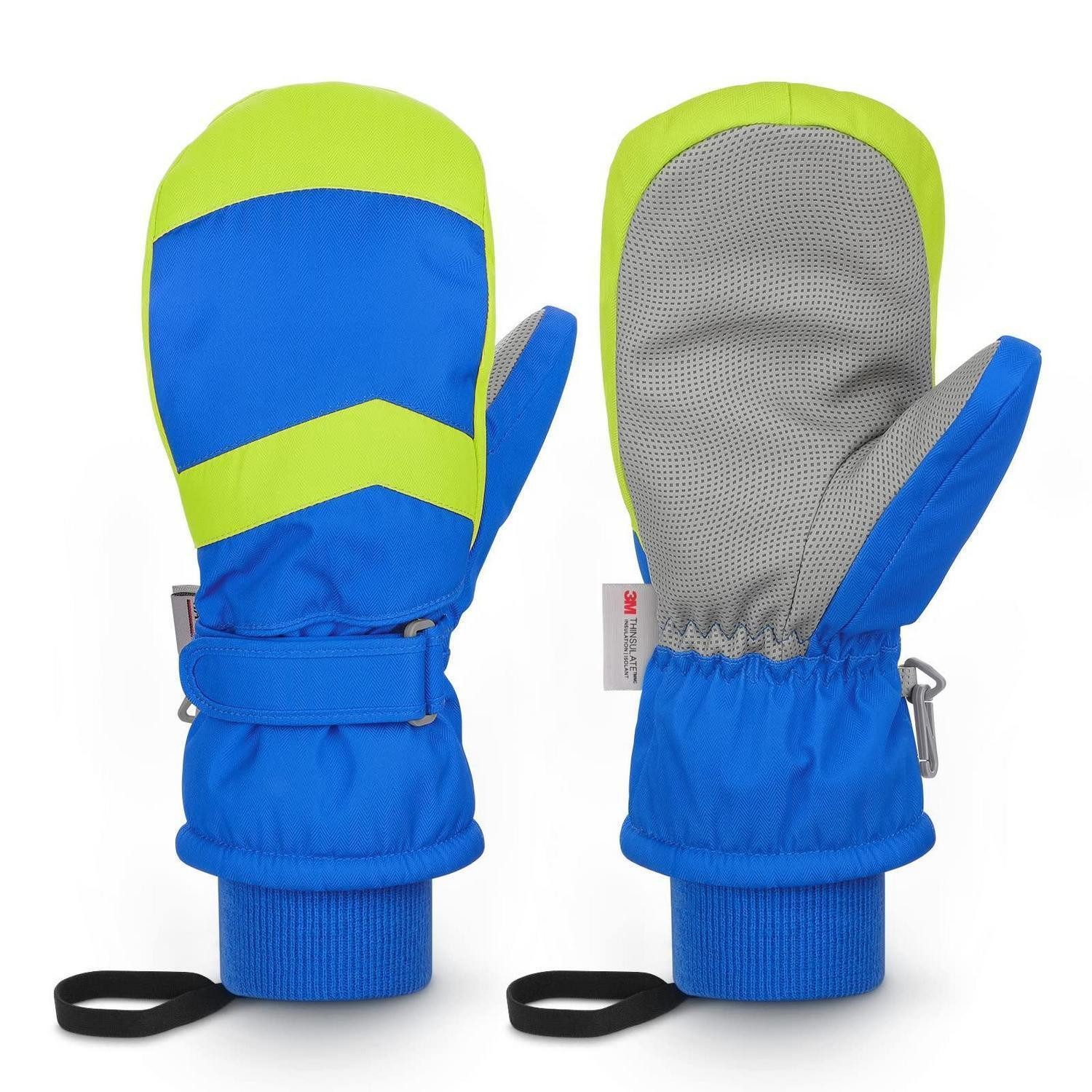 LuxusKollektion Skihandschuhe Skihandschuhe Kinder Blau XL (1-St)