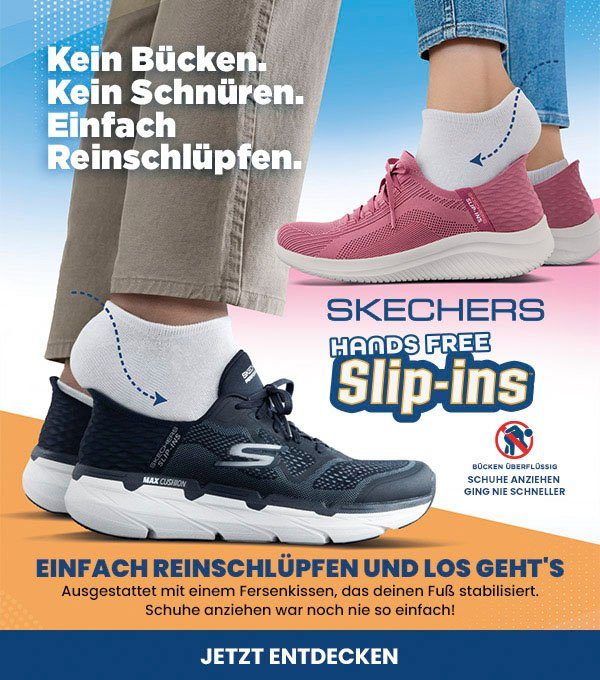 Skechers Sneaker zum Slip-On Schlupfen grau SUMMITS-