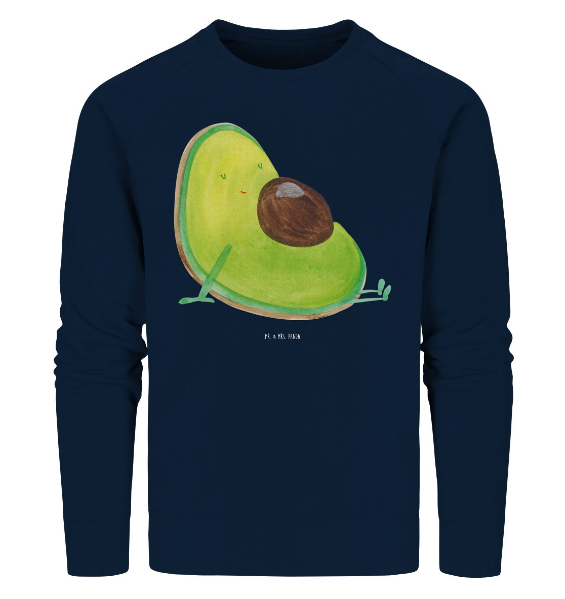 Longpullover Avocado Schwangerschaft Größe XXL - French Navy - Geschenk, Babyparty