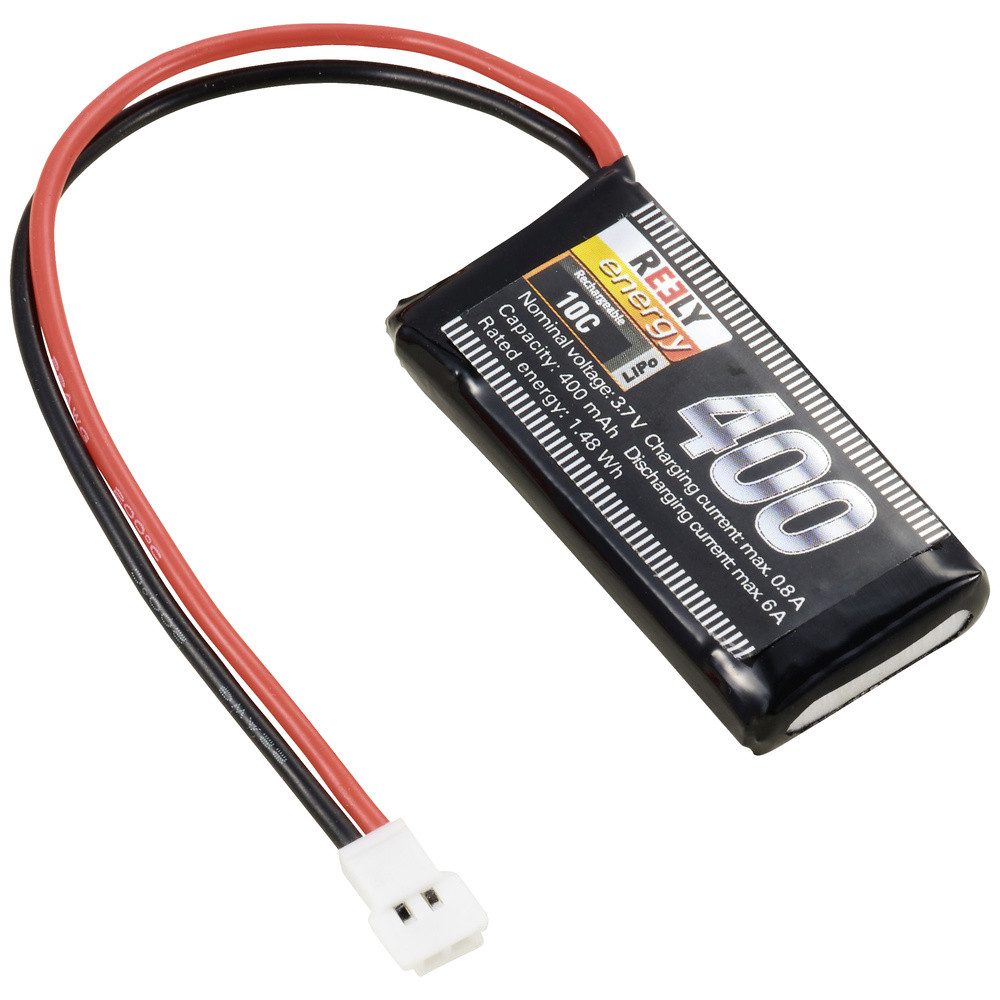 Reely Reely Modellbau-Akkupack (LiPo) 3.7 V 400 mAh Zellen-Zahl: 1 10 C Soft Akku 400 mAh (3.70 V)