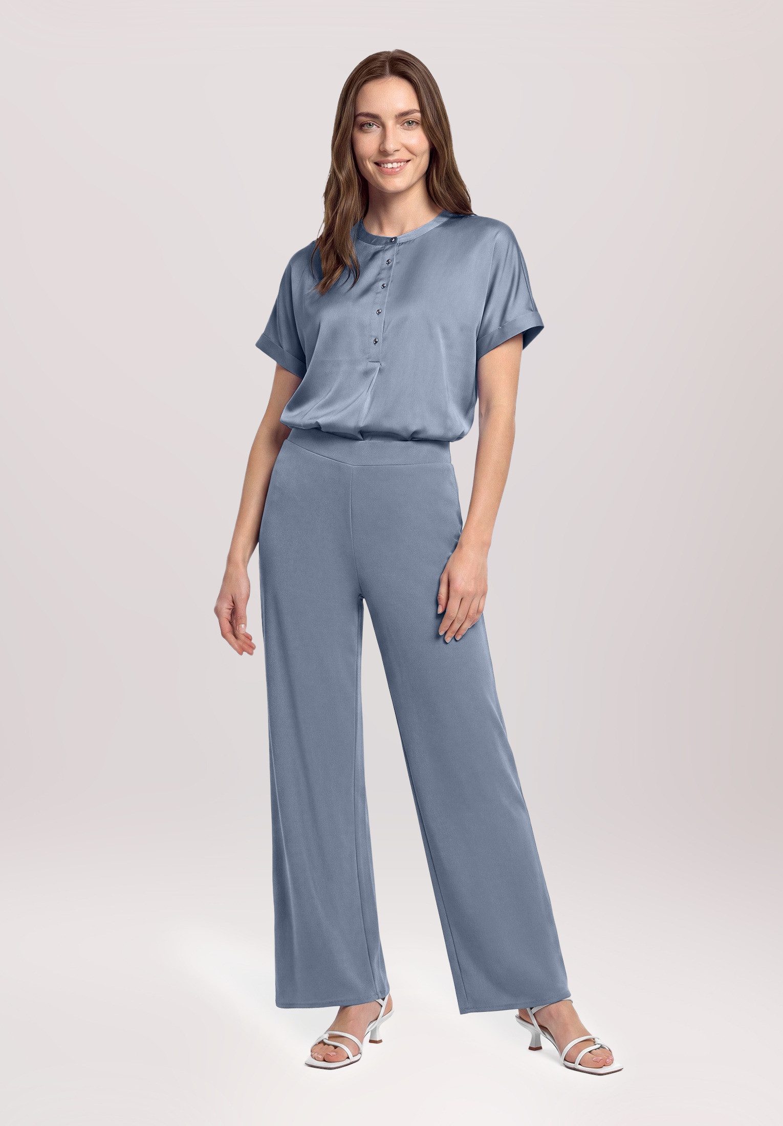 Betty Barclay Kurzarmshirt Damen mit Ärmelaufschlag (1-tlg)