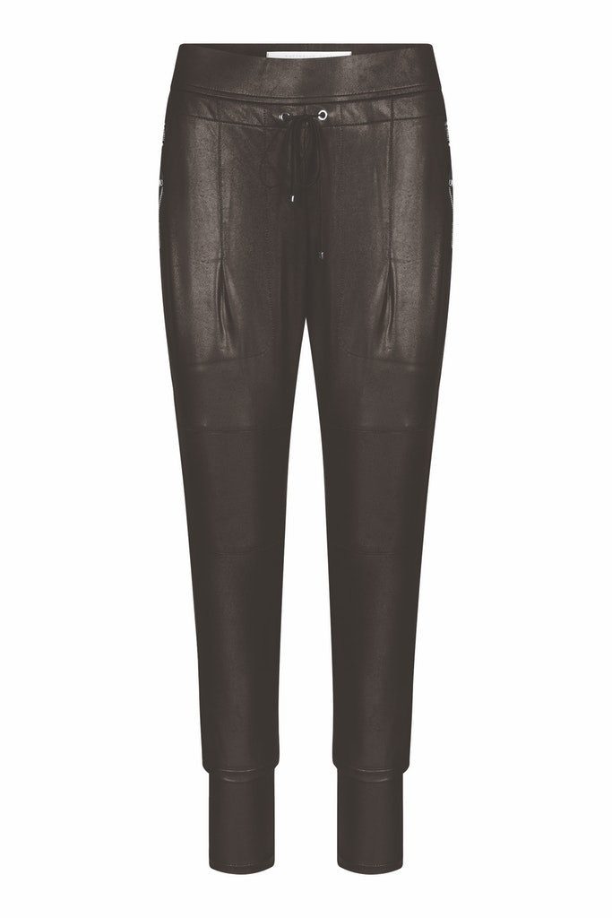 Raffaello Rossi Stoffhose Nappa-Lederoptik günstig online kaufen