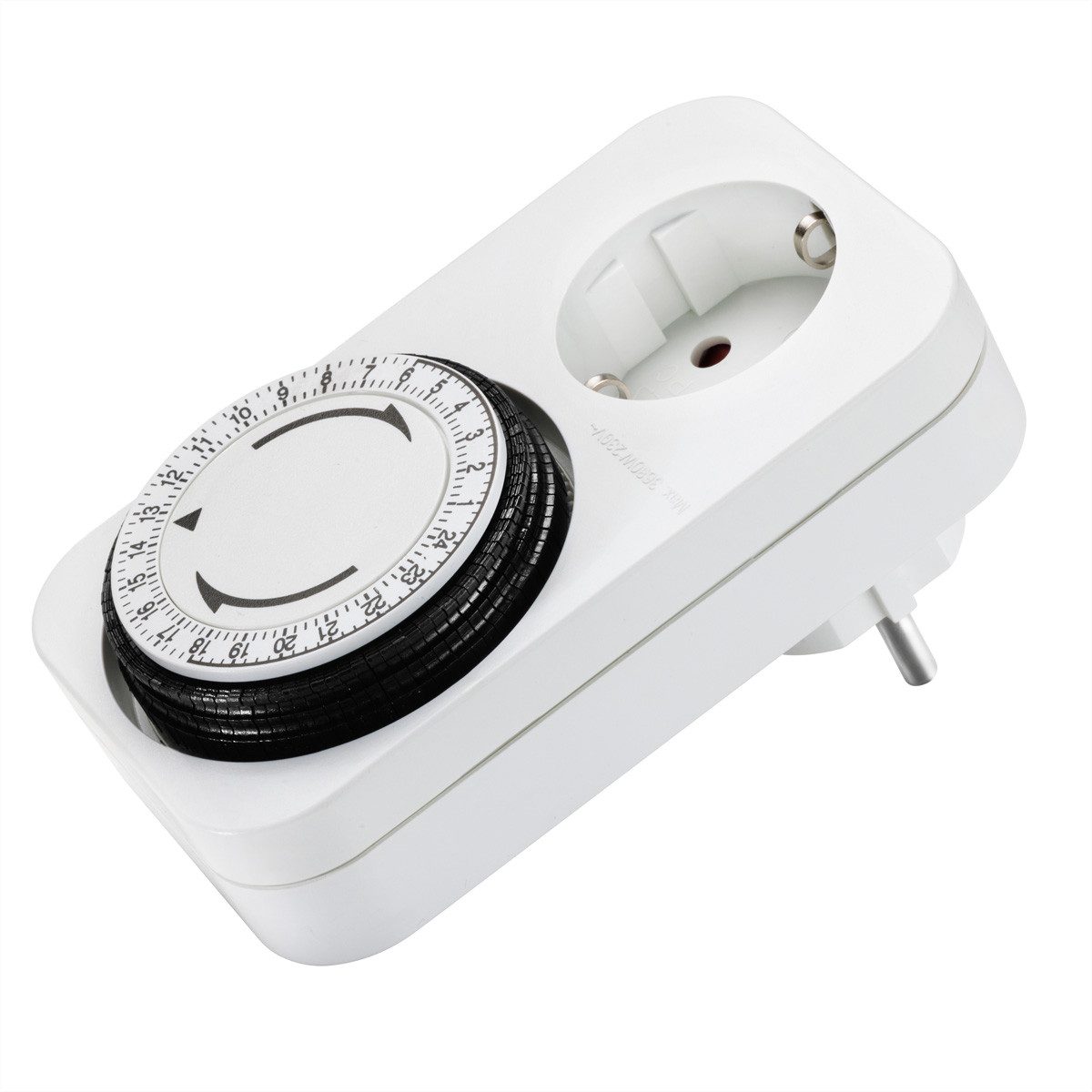 Bachmann Mechanischer Timer 24h Stromadapter, 0 cm, 1GD/1A-1, 852.101