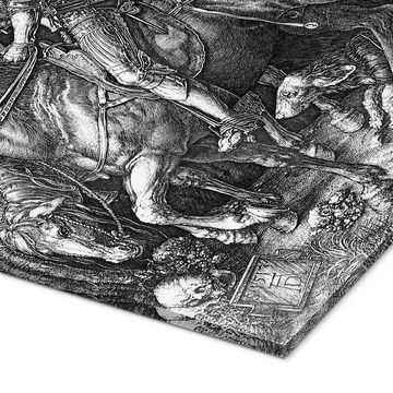 Posterlounge Acrylglasbild Albrecht Dürer, Ritter, Tod und Teufel, Malerei