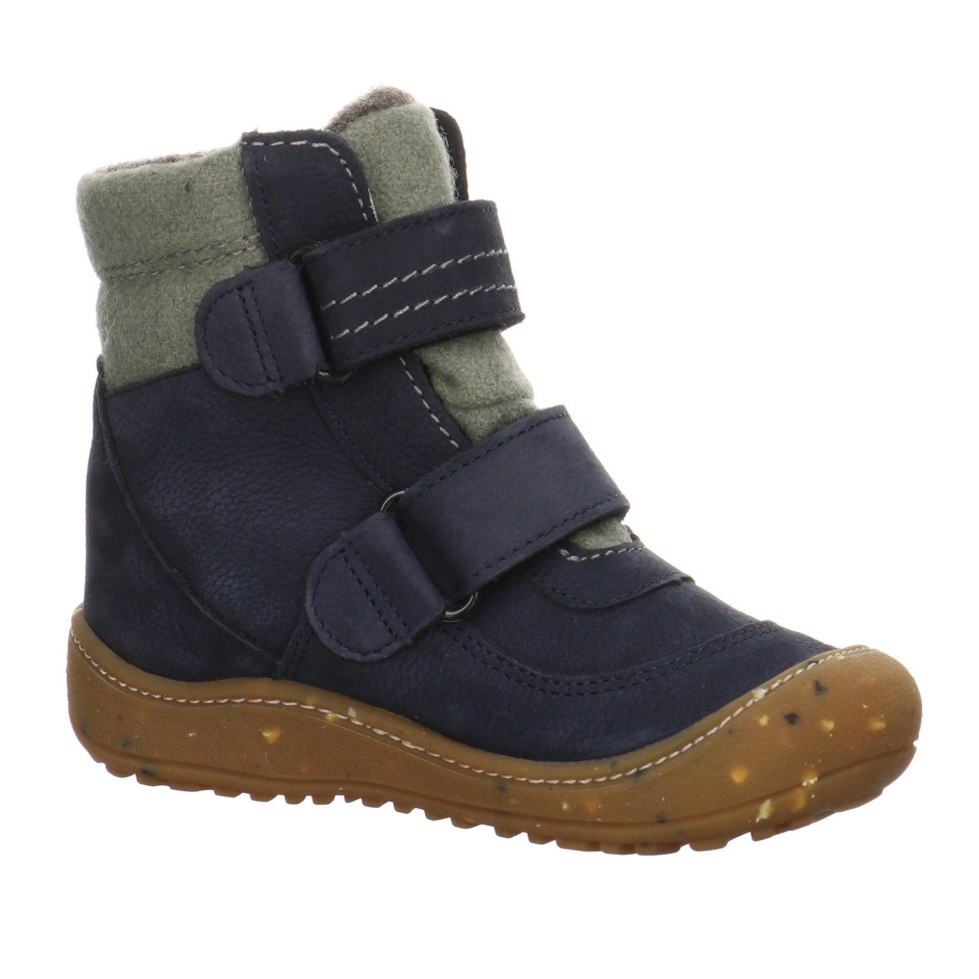 Leder-/Textilkombination Winterboots uni Boots Tex Leder-/Textilkombination Ricosta Wood see