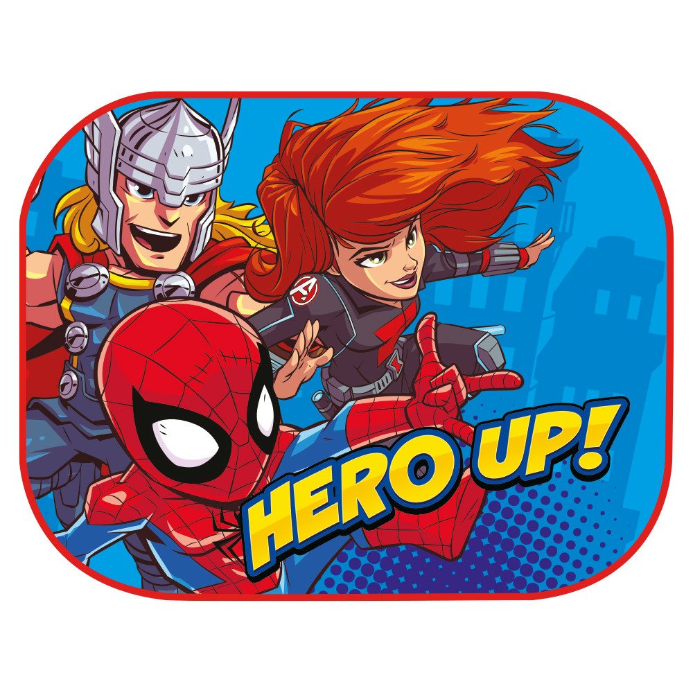 MARVEL Autosonnenschutz Marvel Avengers Kinder Sonnenschutz fürs Auto 2er Set 35x44 cm, 44 x 35 cm